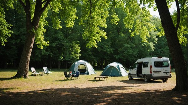 Découverte et détente : camping vers amboise en pleine nature